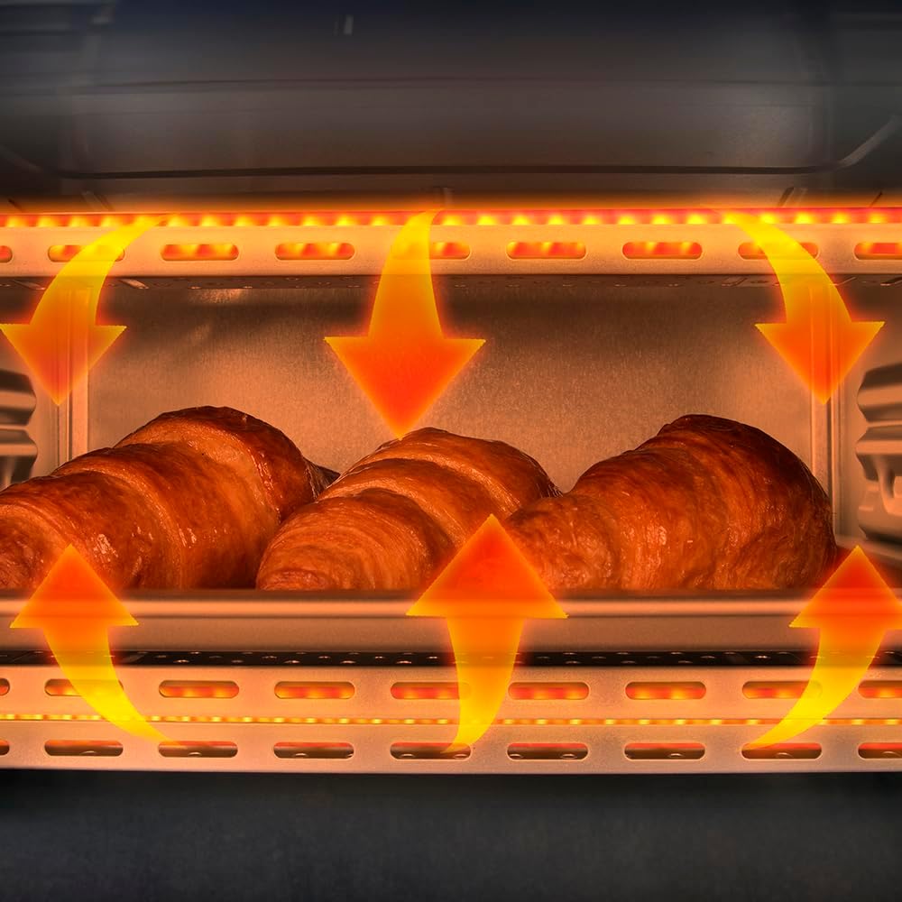 Bake&Toast Tischofen, 10 L Schwarz