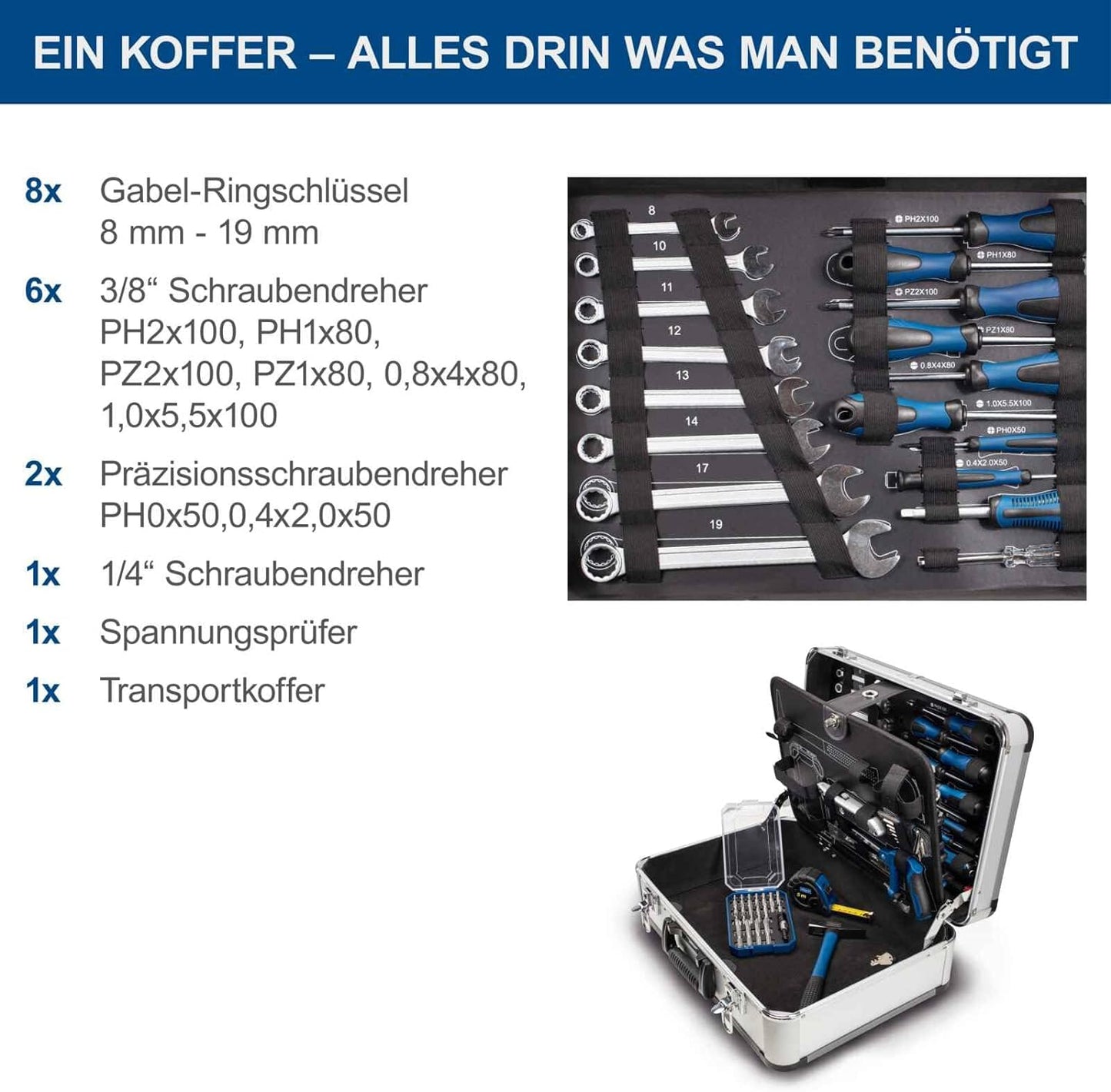 Handwerkzeugsatz TB150, TB150 - 101-tlg