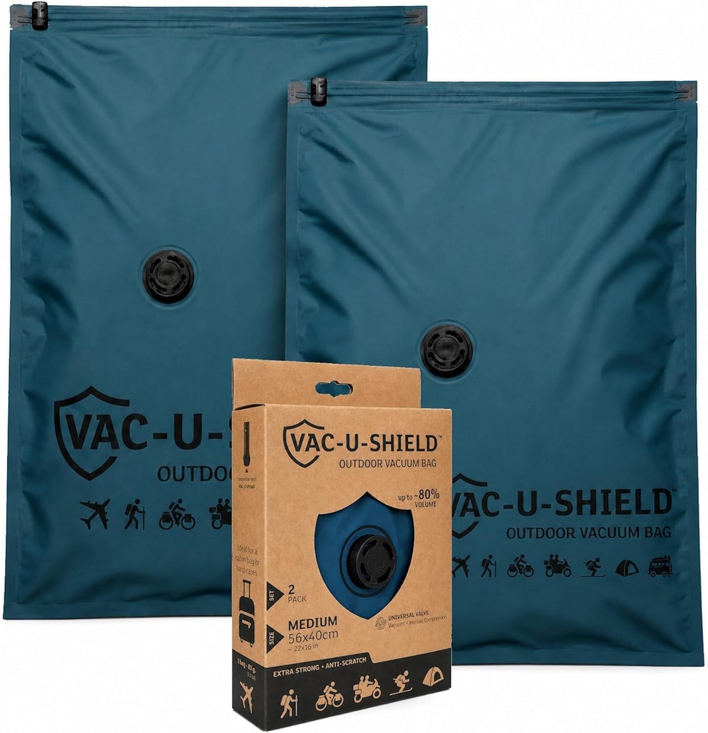 Vakuumbeutel-Set mit USB-C-Pumpe, 6 Beutel + Pumpe