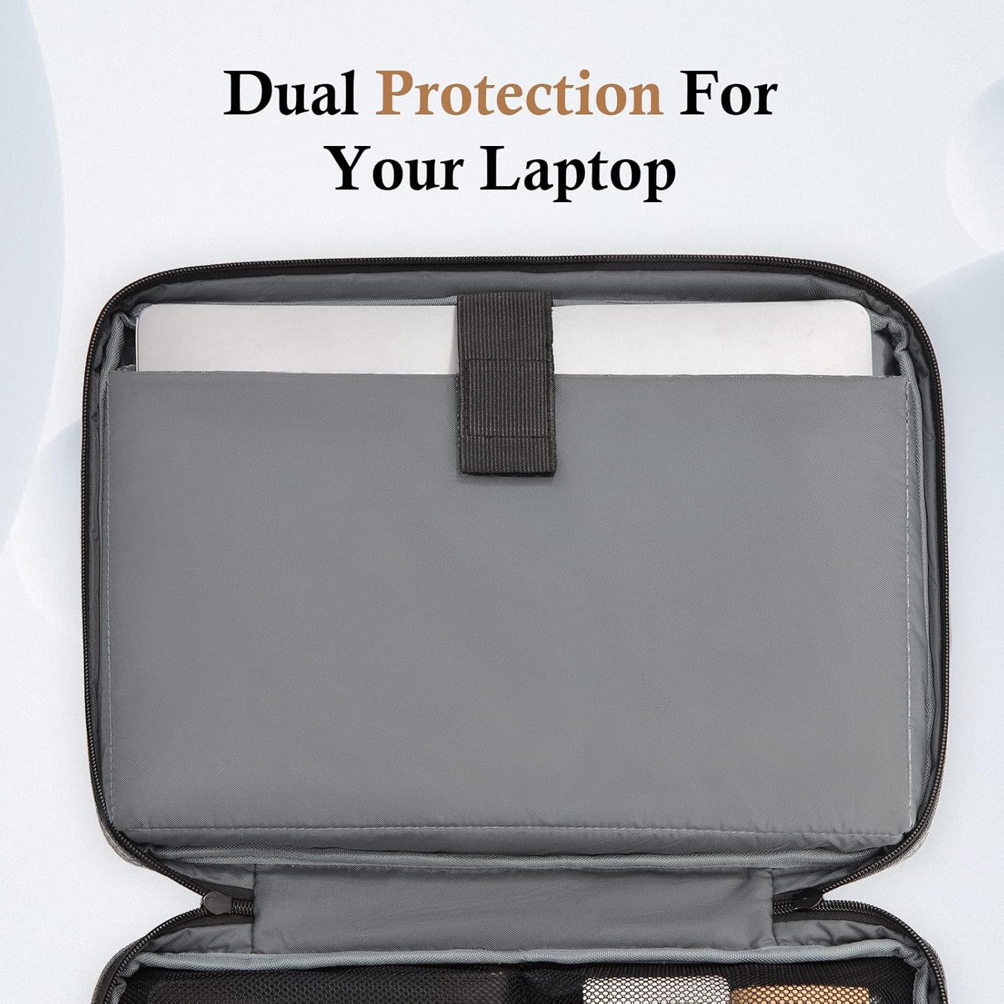 Laptop Schutzhülle, Grau 15-16