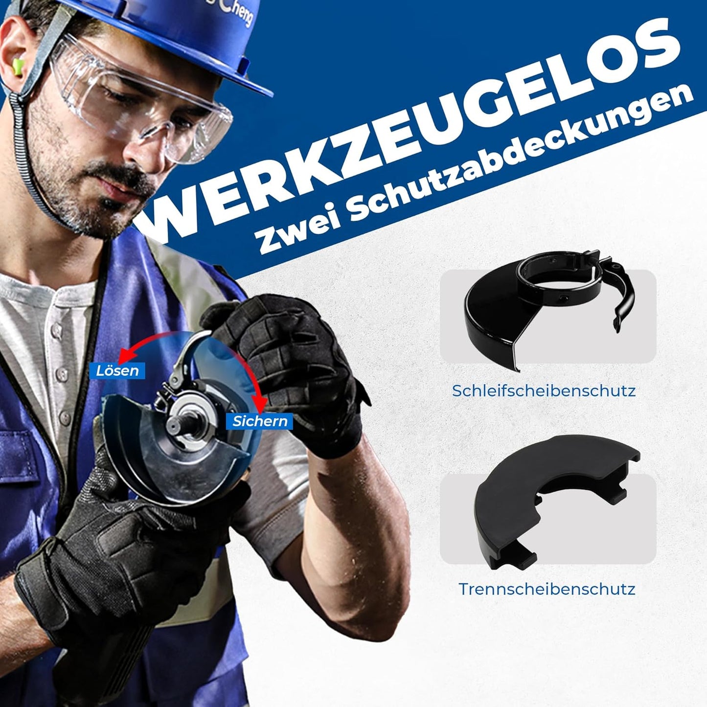 Winkelschleifer mit Zubehör, 800W Winkelschleifer