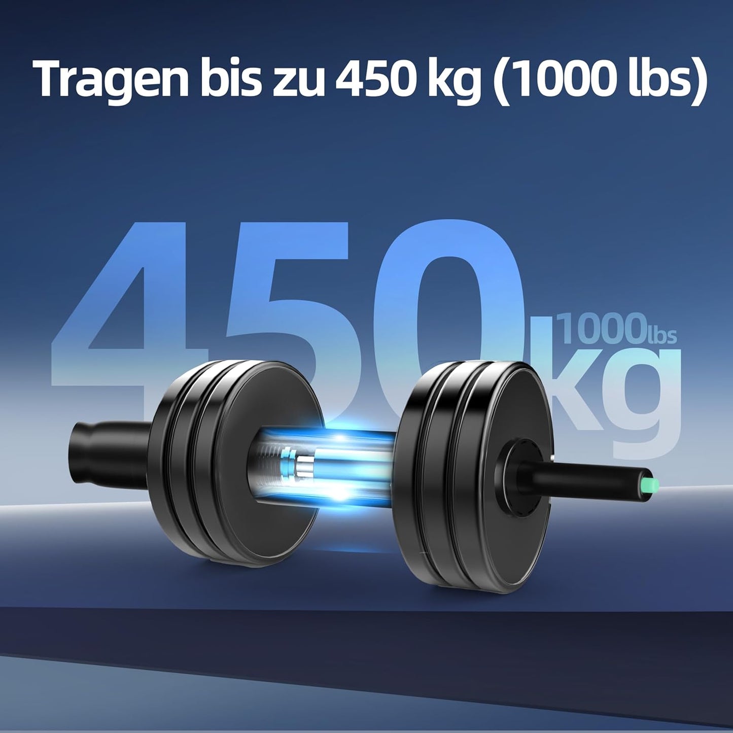 Gasdruckfeder für Bürostühle, 272mm - 388mm Schwarz