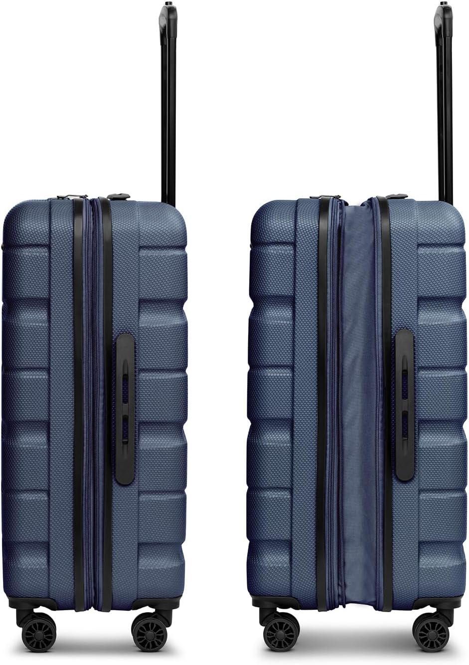 Kofferset 3-teilig mit Dehnfalte, Dark Blue Dull Kofferset (3-teilig) erweiterbar