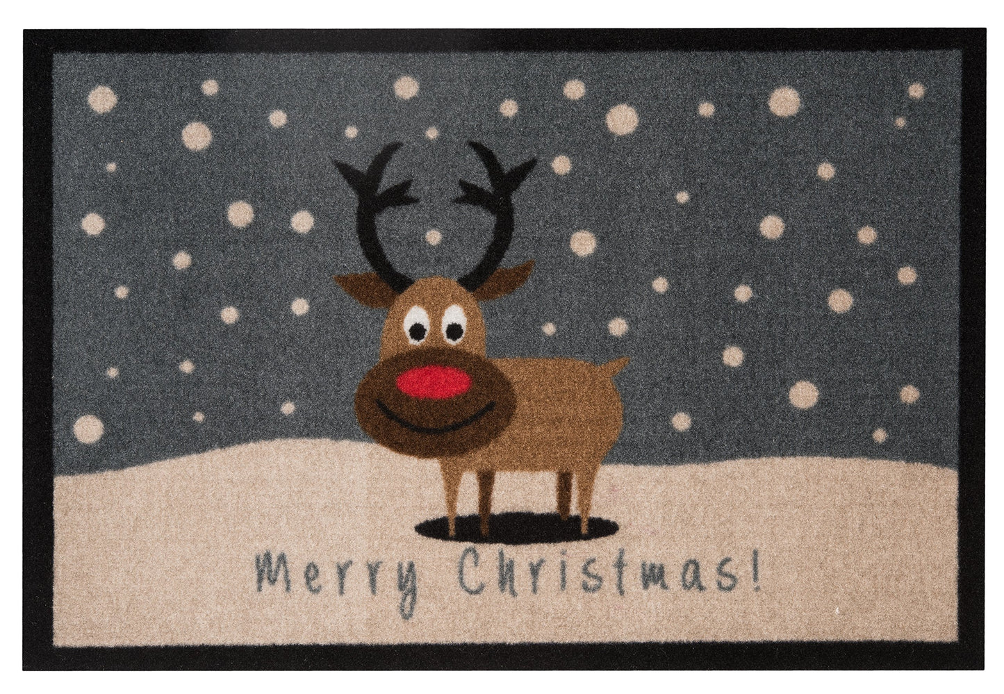 Christmas Reindeers, Grau Braun