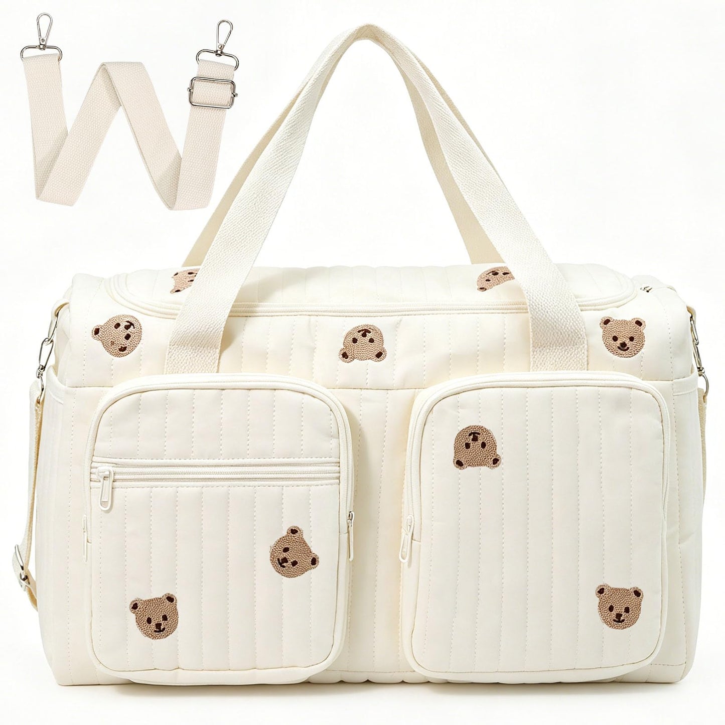 Wickeltasche mit Bärchen-Motiven