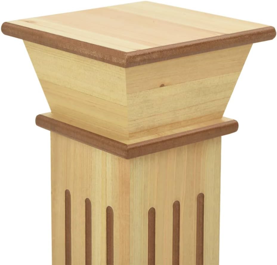 Blumensäule, Holzfarben