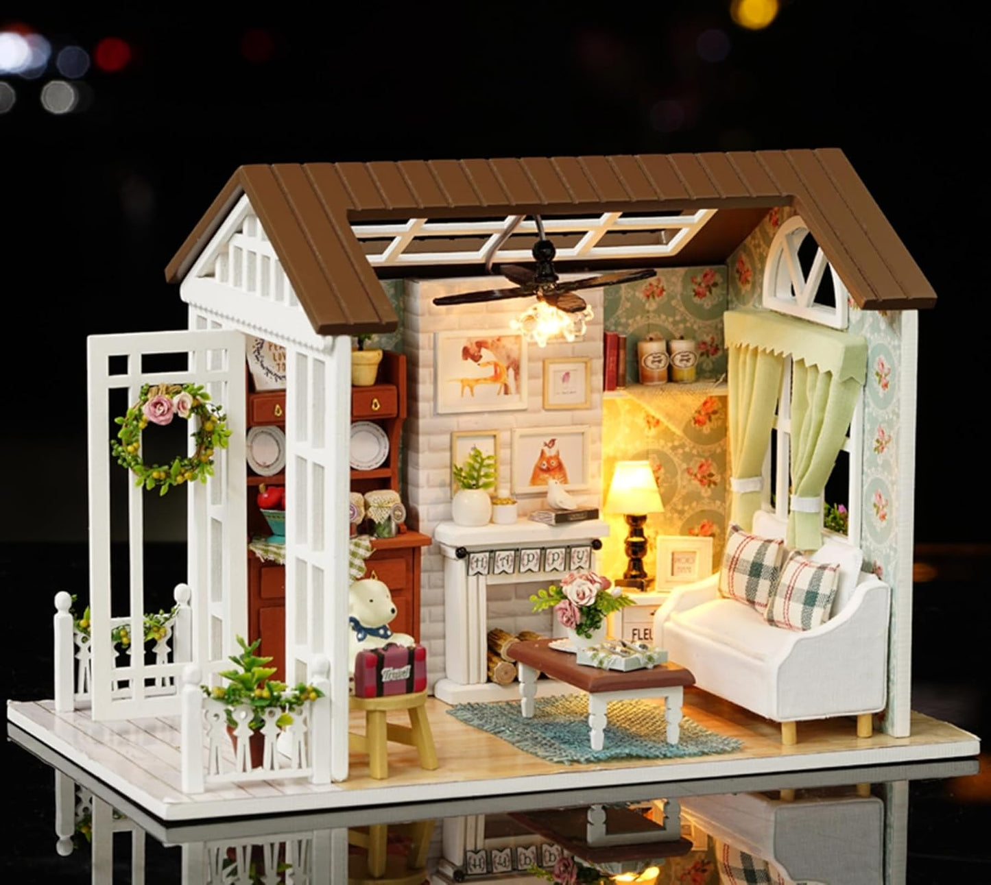 DIY Puppenhaus Miniatur-Salon, Z008