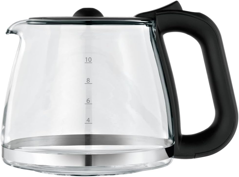 Filterkaffeemaschine mit Glaskanne, 10 Tassen, Kaffeemaschine Glas