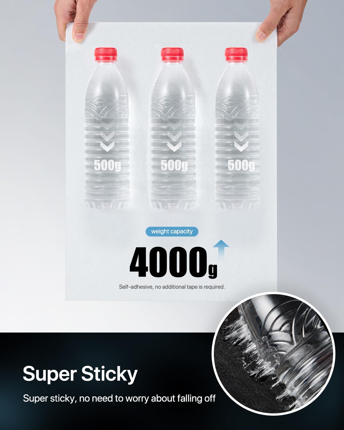 Rechteckiges Akustikplatten Set, 18 Stück Weiß