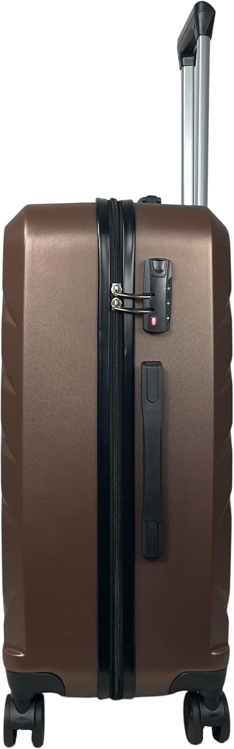 Hartschalen-Reisekoffer, Mittlere Koffer (65cm) / Koffee