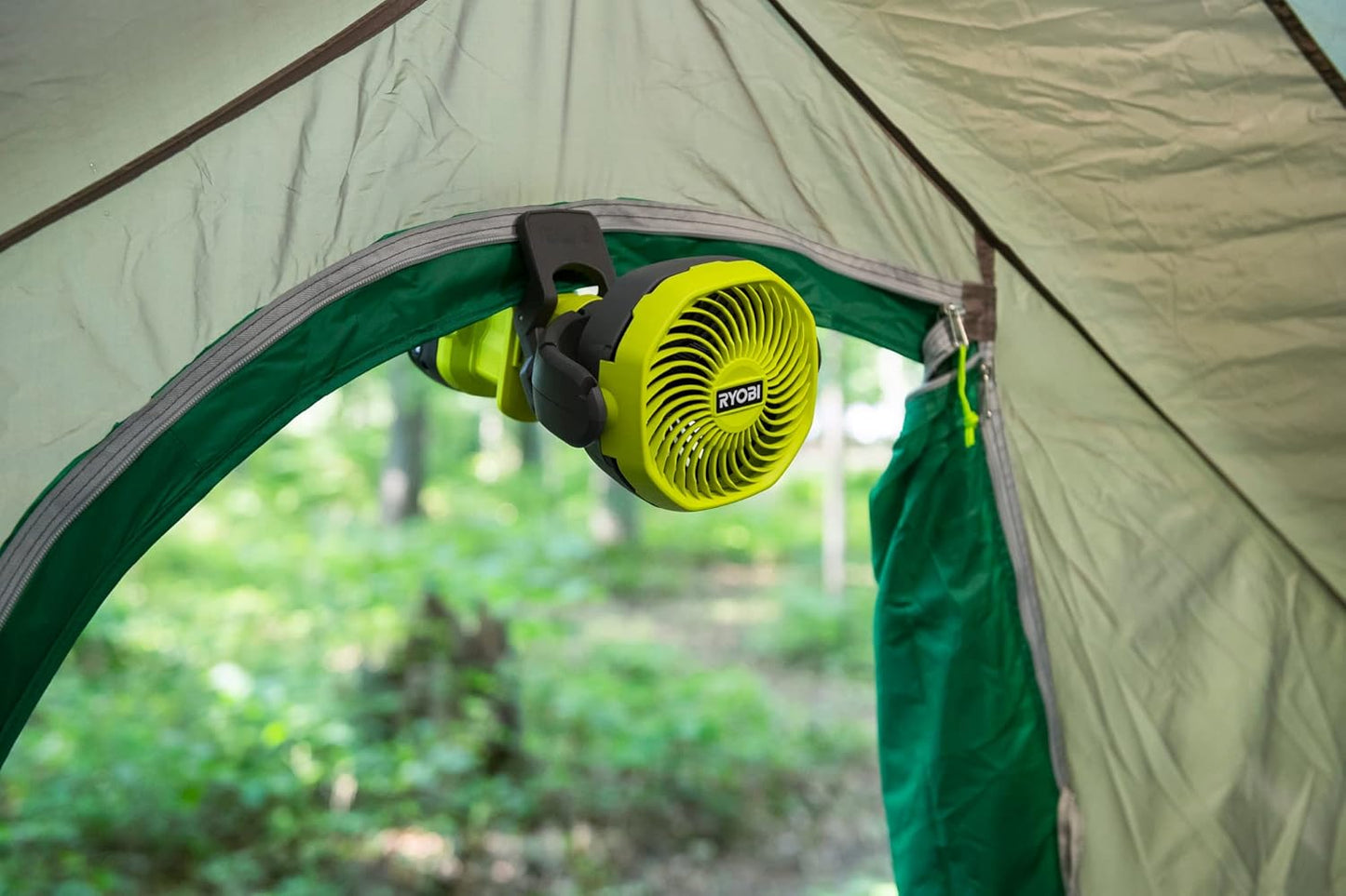 Clip-Ventilator RCF18-0, Trommel-Ø 10 cm / ohne Akku + Ladegerät