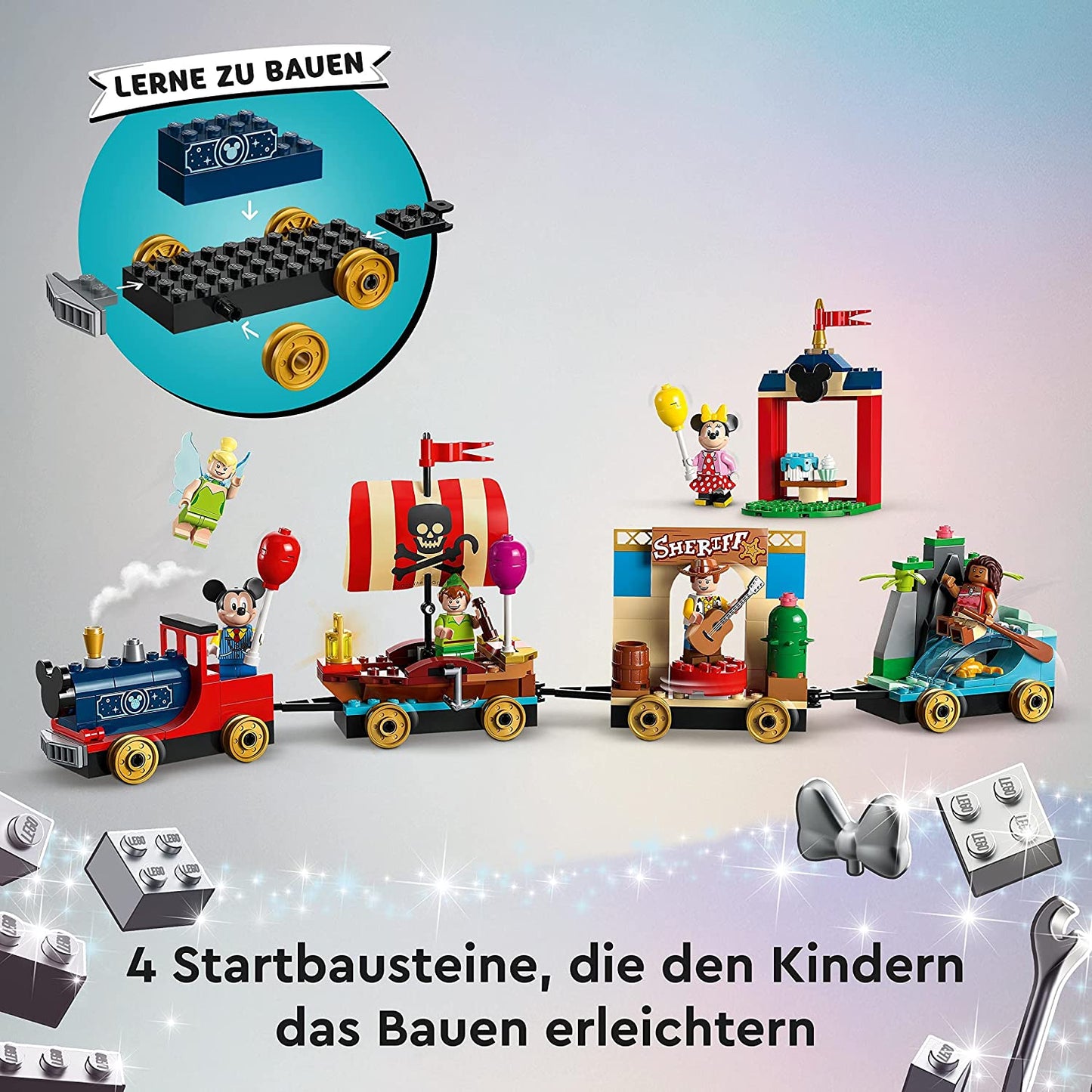 43212 Disney Geburtstagszug, Konstruktionsspielzeug, Single