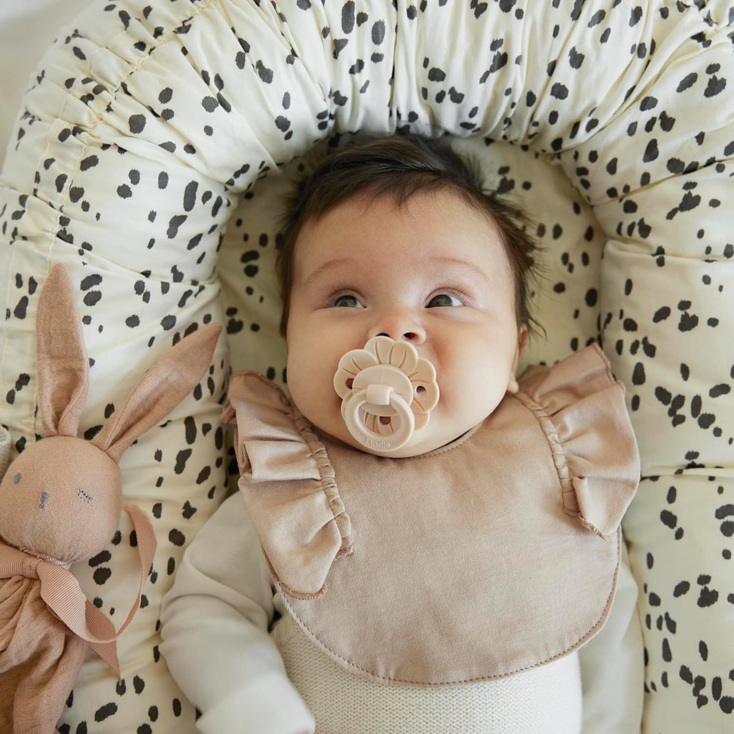 Tragbares Babynest, Dalmatian Dots