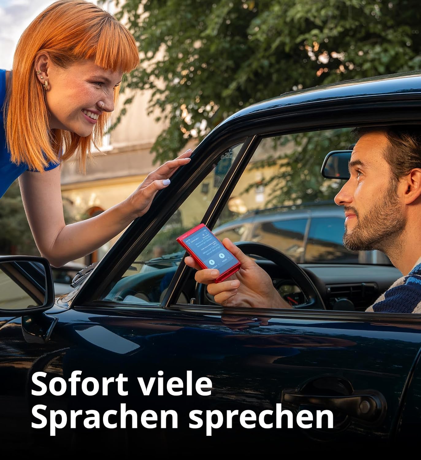 Translator Q1 mit Voice Cloning und Fotoübersetzer, Mystic Plum