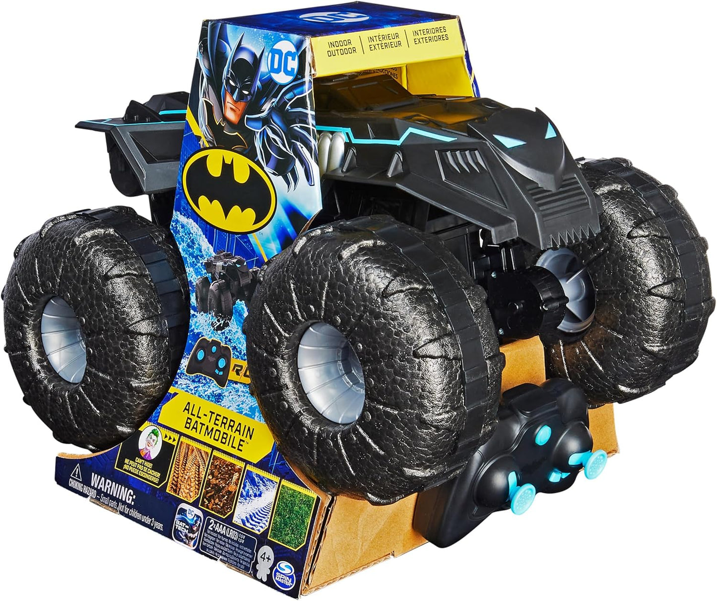 RC All-Terrain Batmobile für Land und Wasser, Mehrfarbig