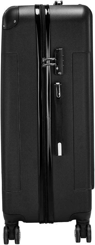 3-teiliges Koffer-Set VIC0542, Schwarz-3 / Kofferset 3tlg(Mit Eckenschutz)