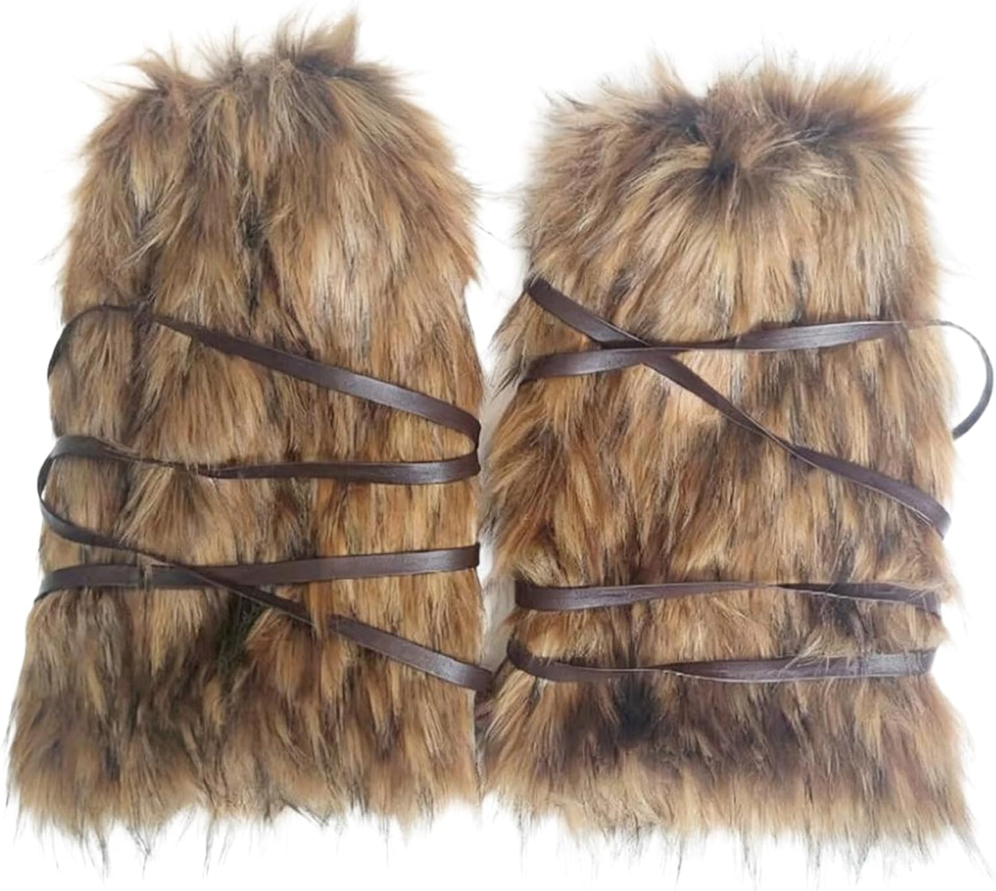 Flauschige Beinwärmer für Karneval & Winter