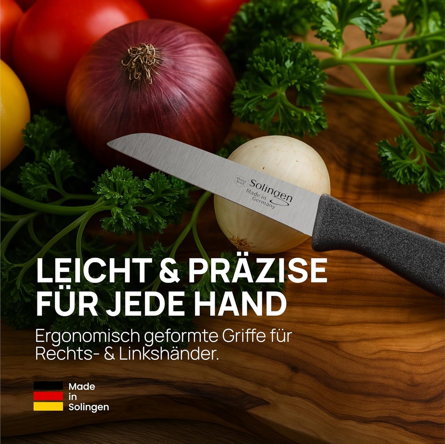 4er-Set Schälmesser, 4-Stück-gerade