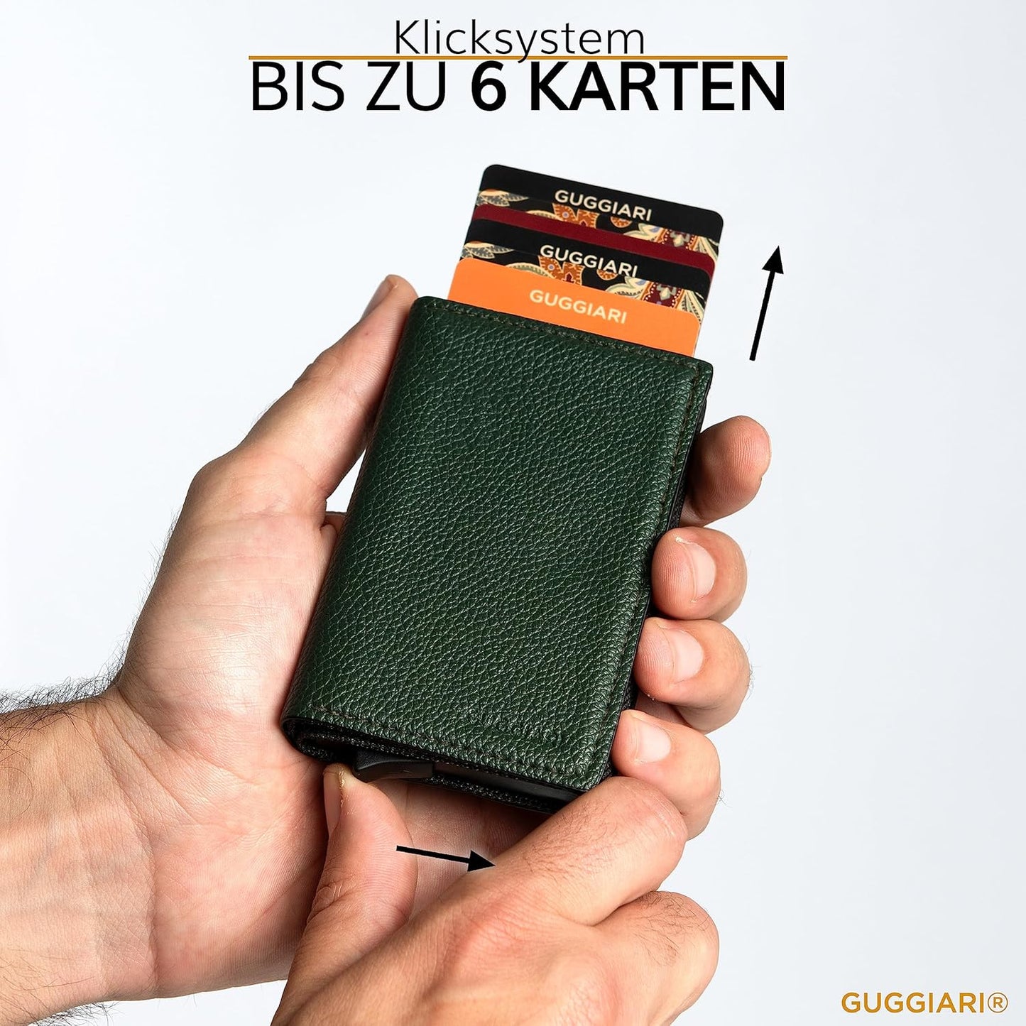 Kreditkartenetui mit Münzfach und RFID-Schutz, Forest Kunstleder