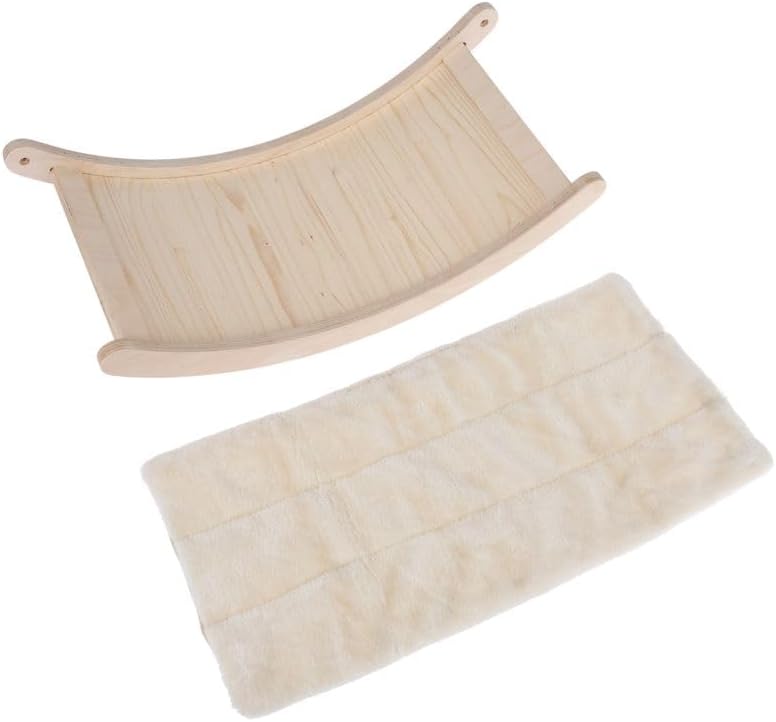 Hängematte für Wandmontage, Creme