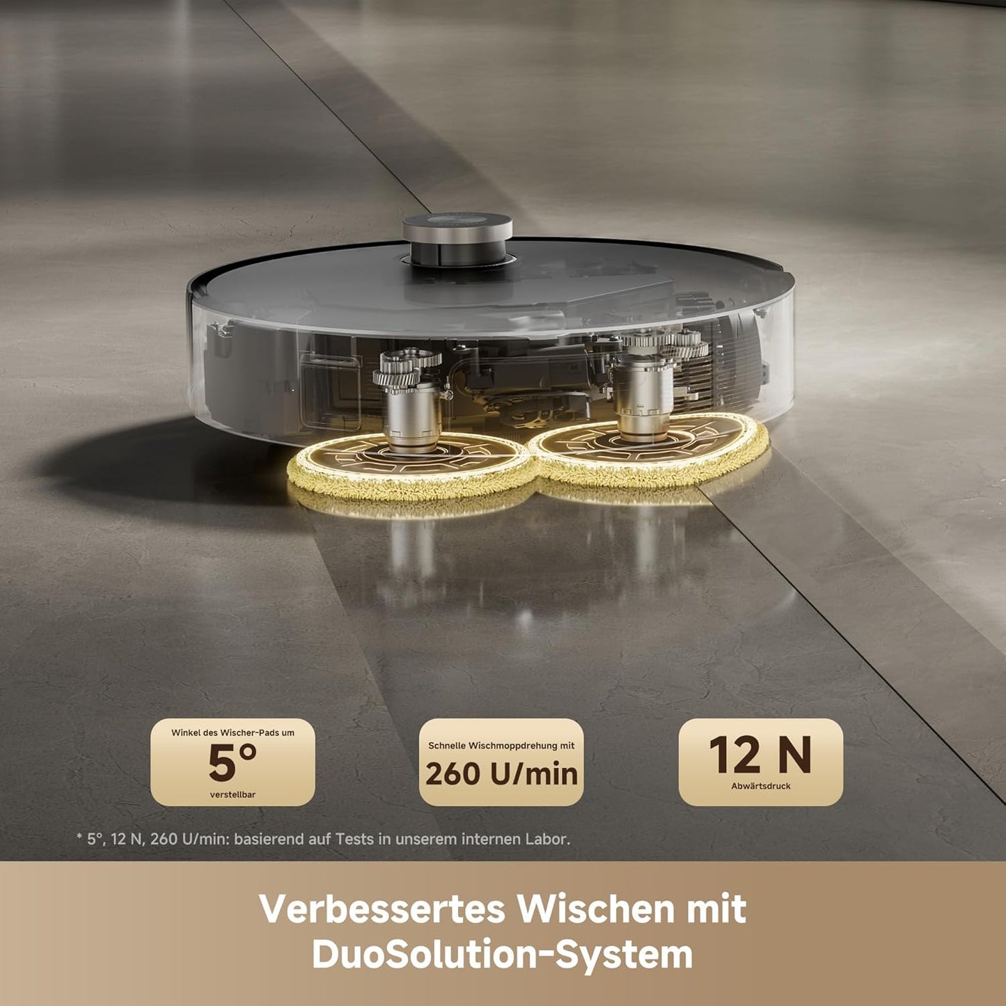 Mobius 60 Saugroboter mit MopSwap-System