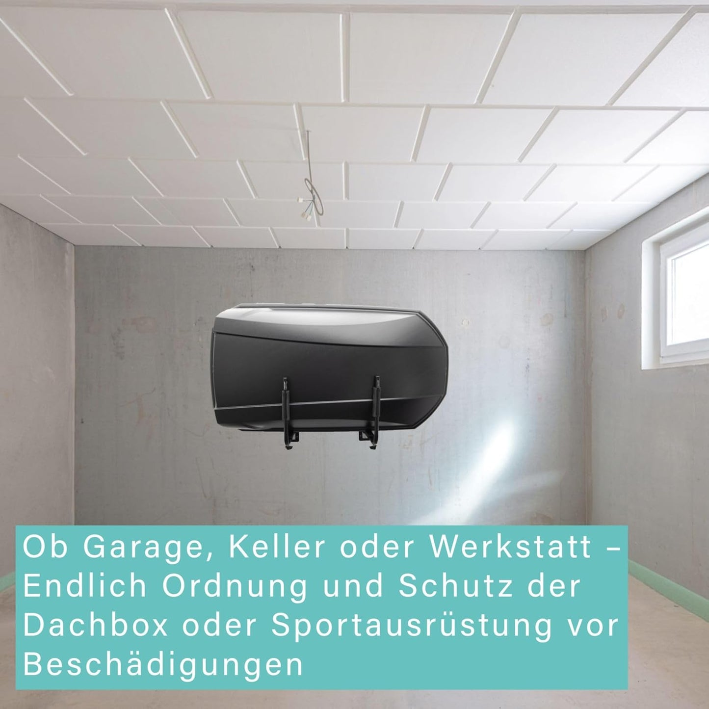 Wandhalterung für Dachbox (Metall, inkl. Montagematerial)