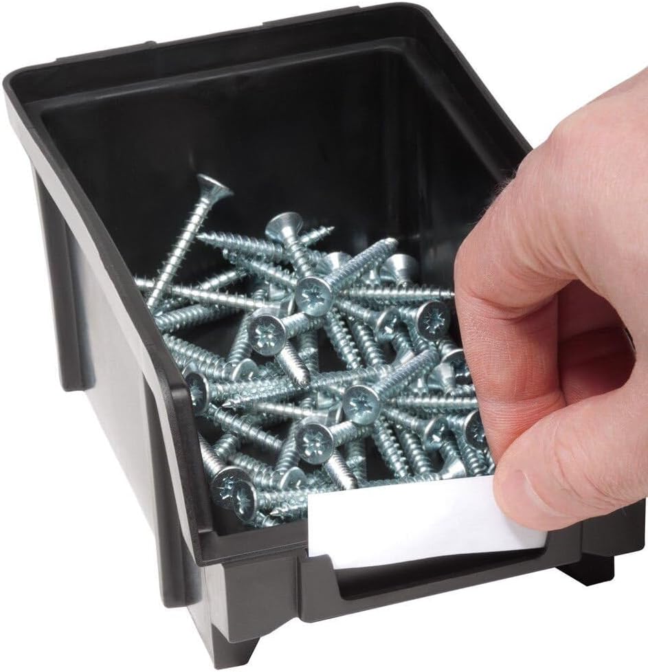 Werkstatt-Wandregal-Set mit 30 Stapelboxen