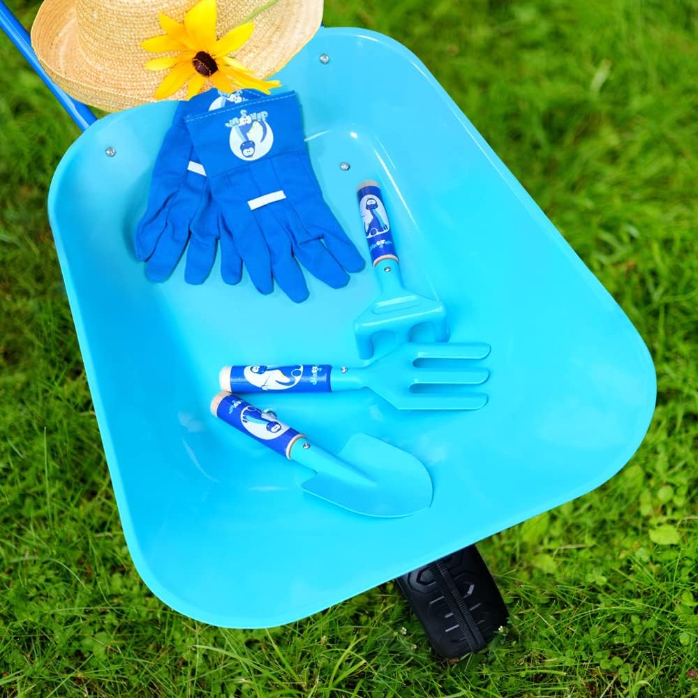 5-teiliges Schubkarren-Set für Kinder, Garten