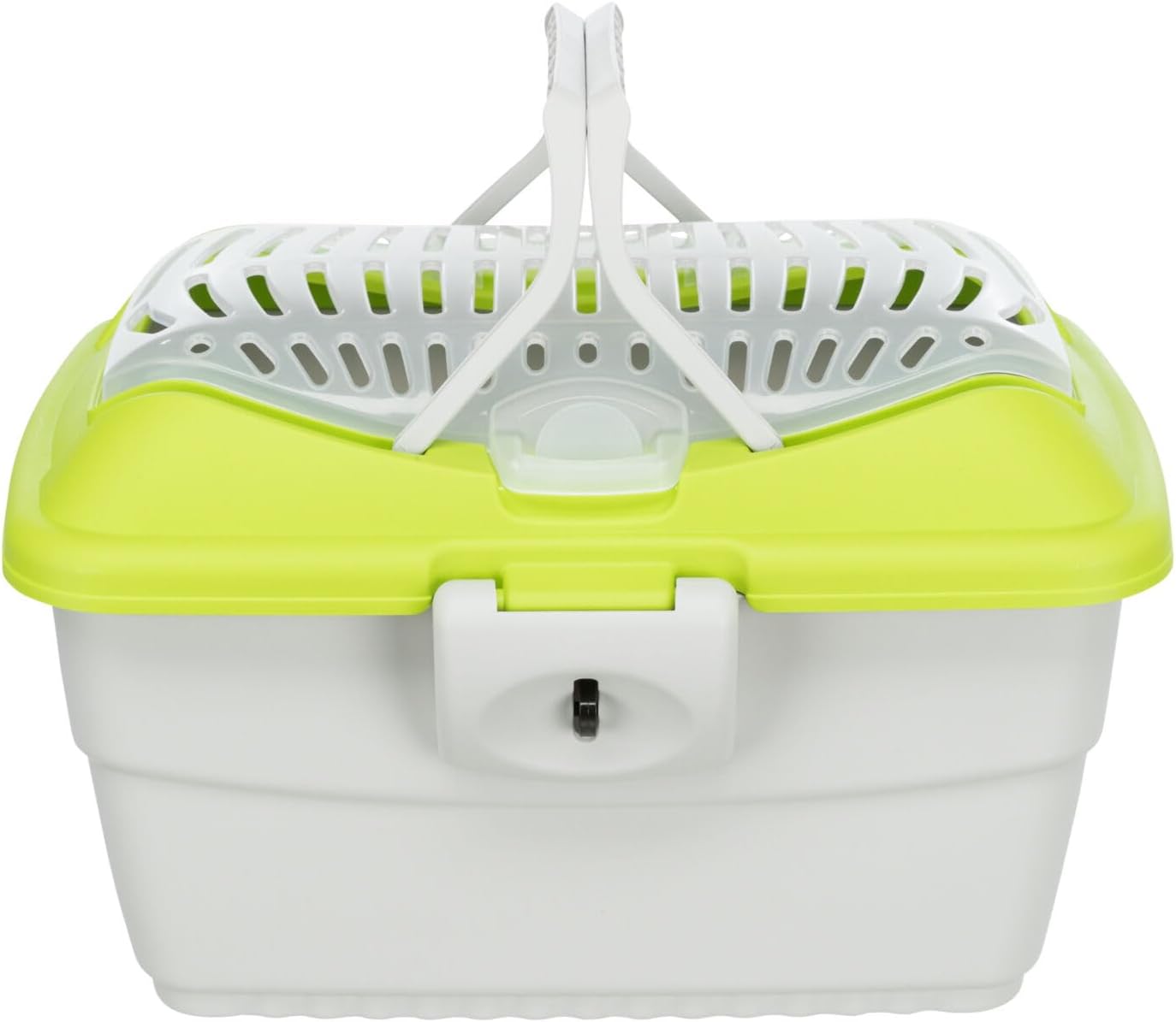 Transportbox Mini-Capri, hellgrau/grün L 400 x B 300 x H 220 cm