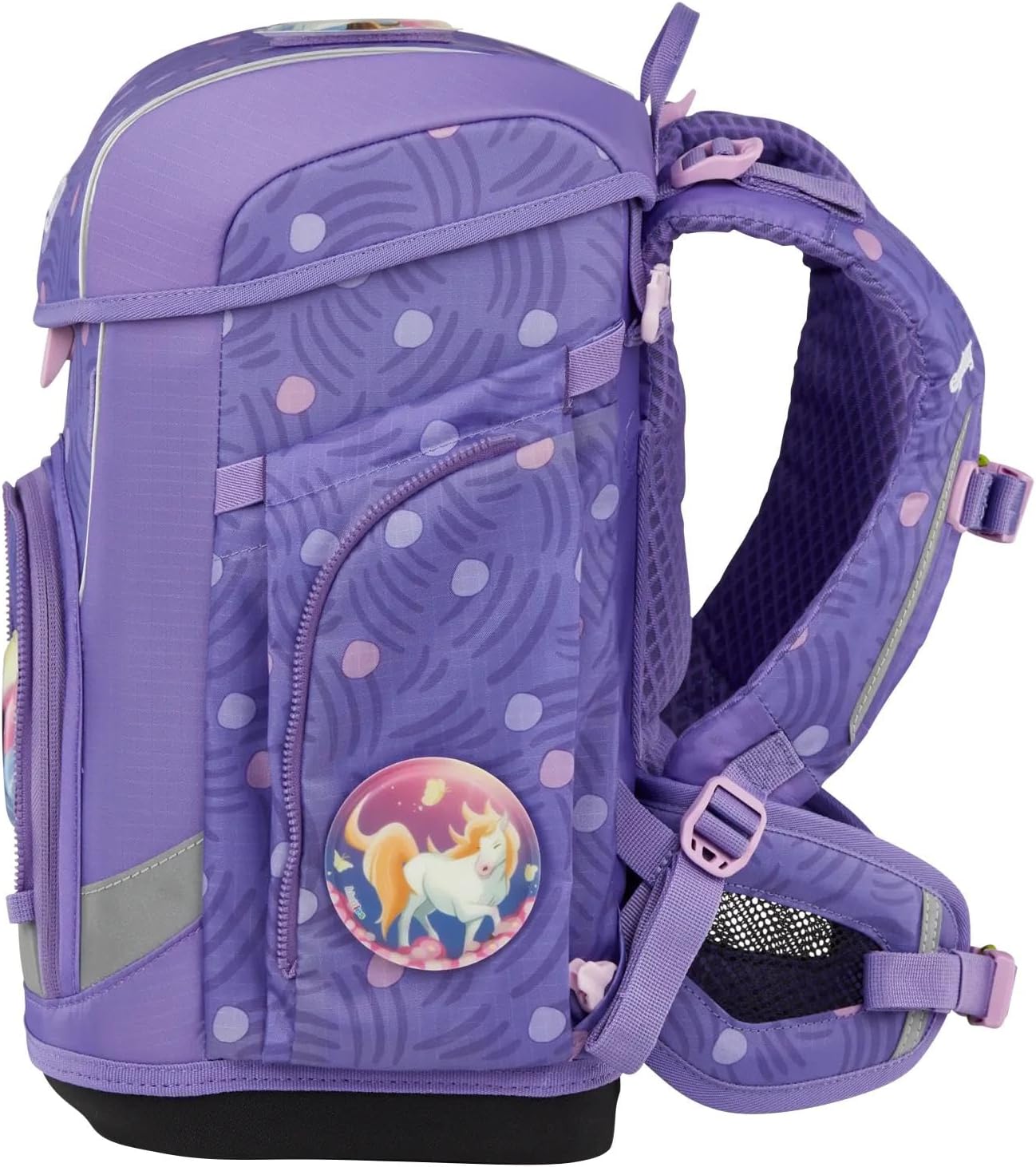 Cubo Light Schulranzen-Set PonyBäradies, Ponybäradies - Lavendel Einheitsgröße