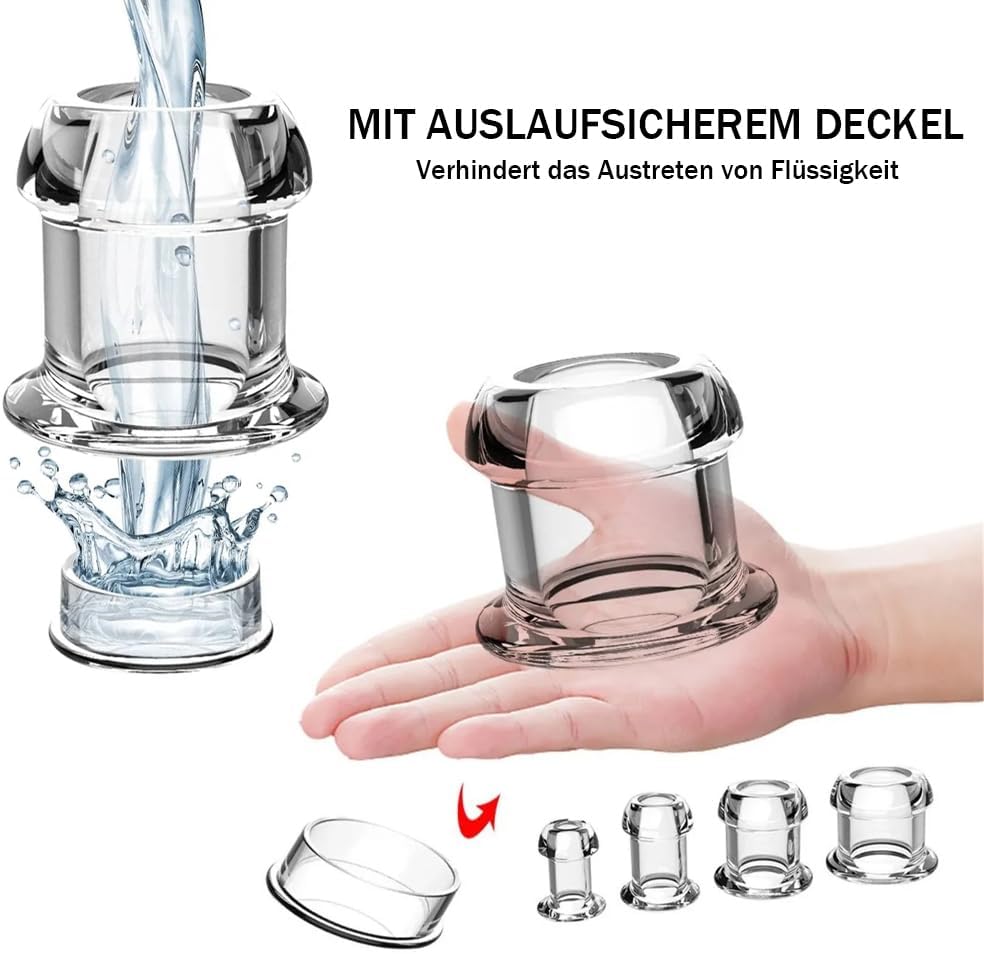 Analplugset mit Tunnel-Design, S+m+l+xl