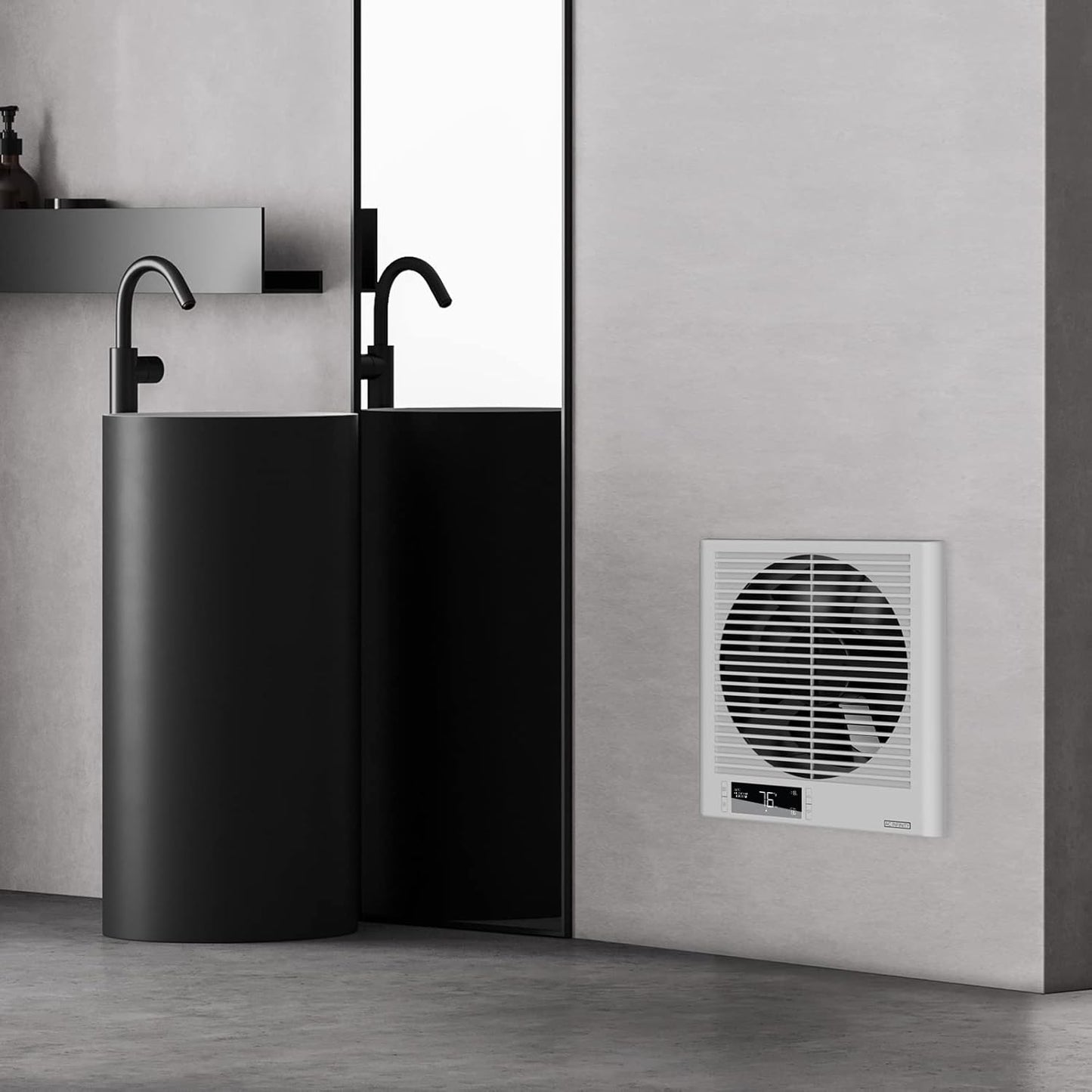 Zwei-Wege-Raumventilator mit Temperaturregler