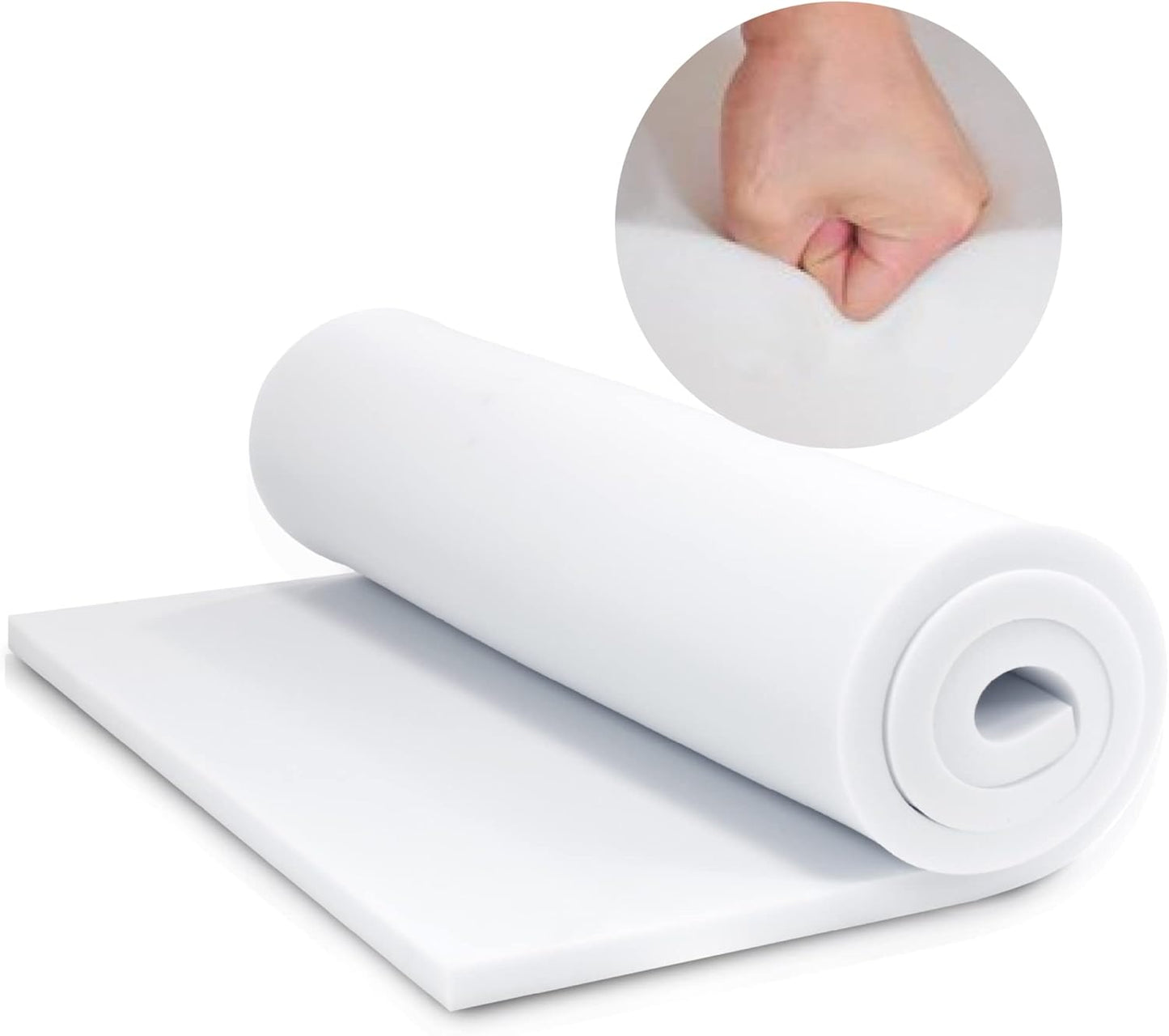 Schaumstoffplatten Topper 200x40x15 cm, 15 cm 40 x 200 cm