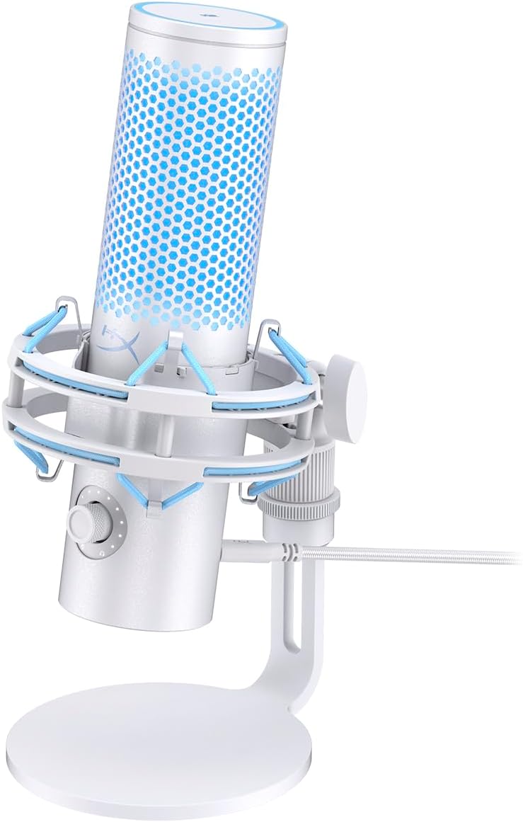 QuadCast 2 Frost USB-Mikrofon, QuadCast 2 Weiss