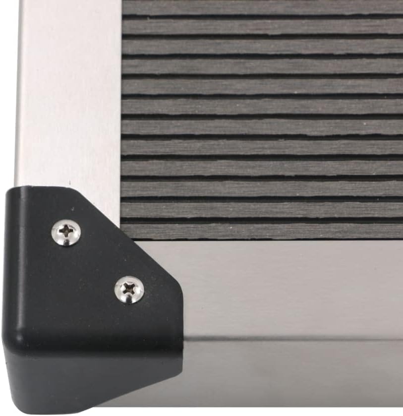 Bodenelement für Solardusche, 110 x 62 x 5 cm Grau