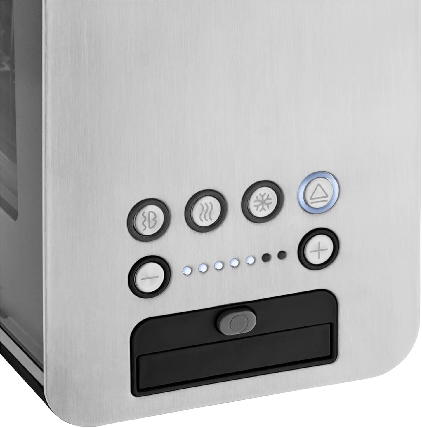 Lono Langschlitztoaster mit Brötchenaufsatz