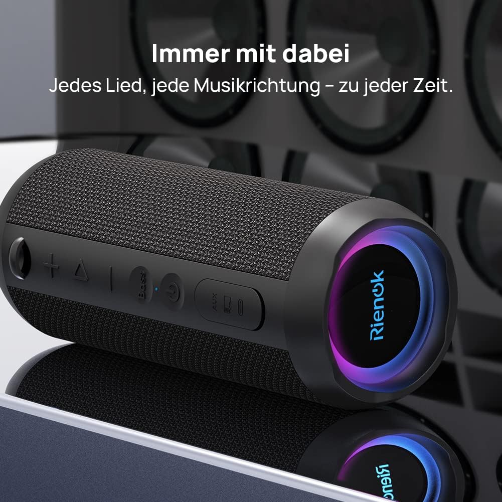 Bluetooth Lautsprecher mit Licht