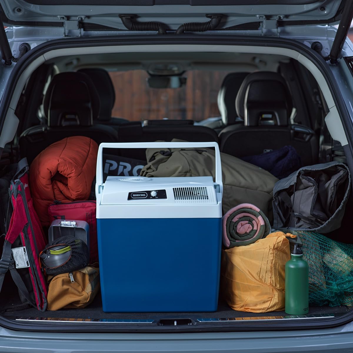 ME24 Auto-Kühlbox mit Doppellüfter-System, 23 L Blau