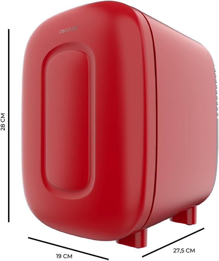 Mini-Kühlschrank mit Kühl- und Heizfunktion, 4 Liter, 4 L | Bora Rot