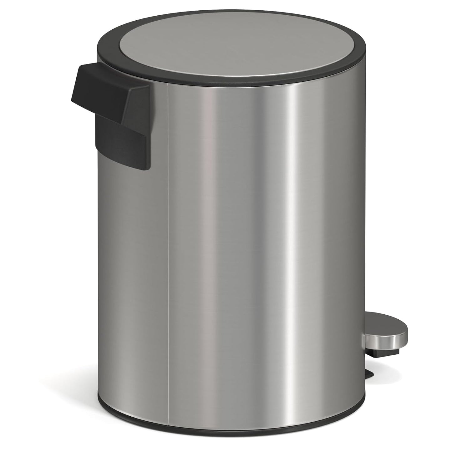 Kosmetikeimer mit Softclose, stainless steel satin