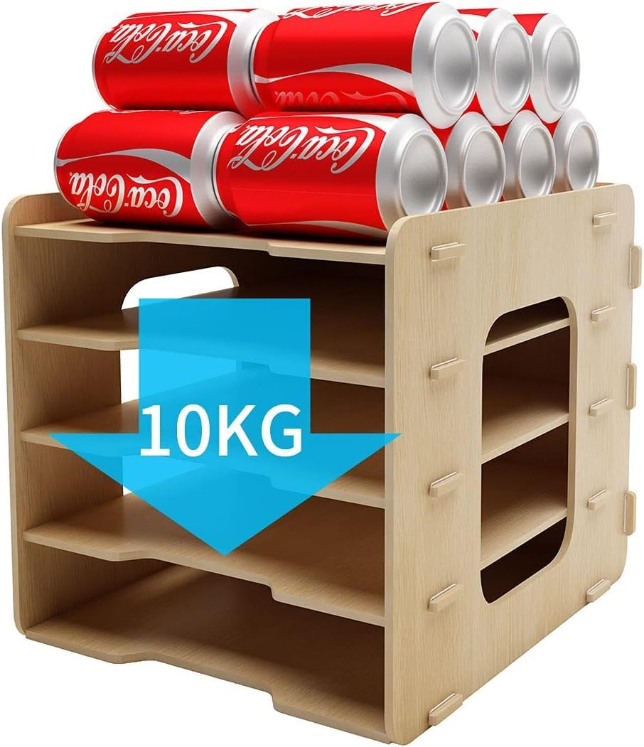 Dokumentenablage mit 5 Fächern, 5-Stufen