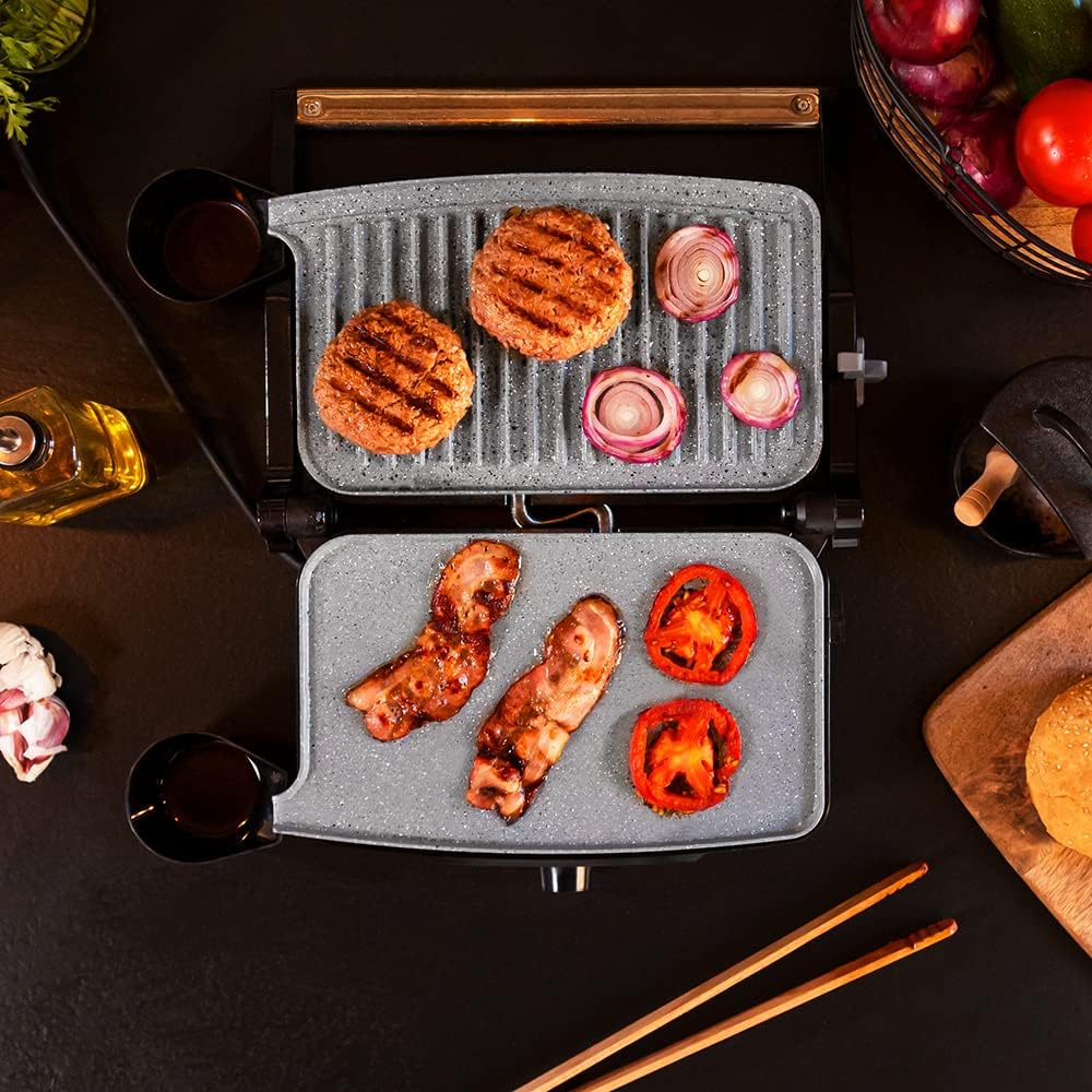 Rock'nGrill - Elektrogrill, 1500 W|Grill und Grillplatte