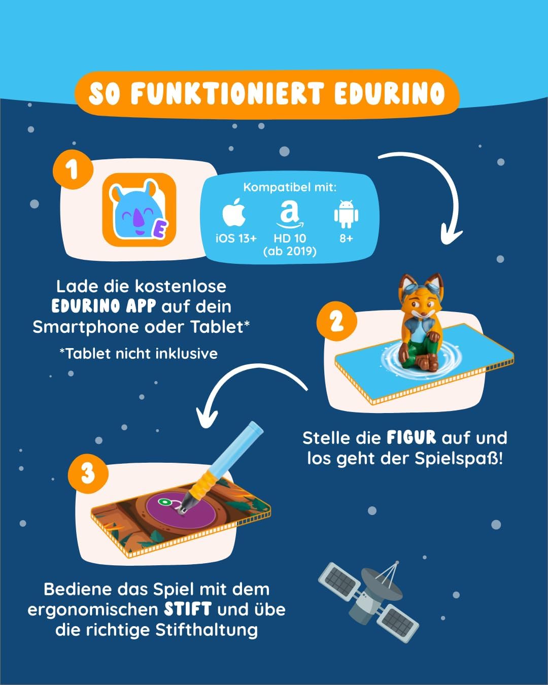 3-in-1 Starterset Lernspiele