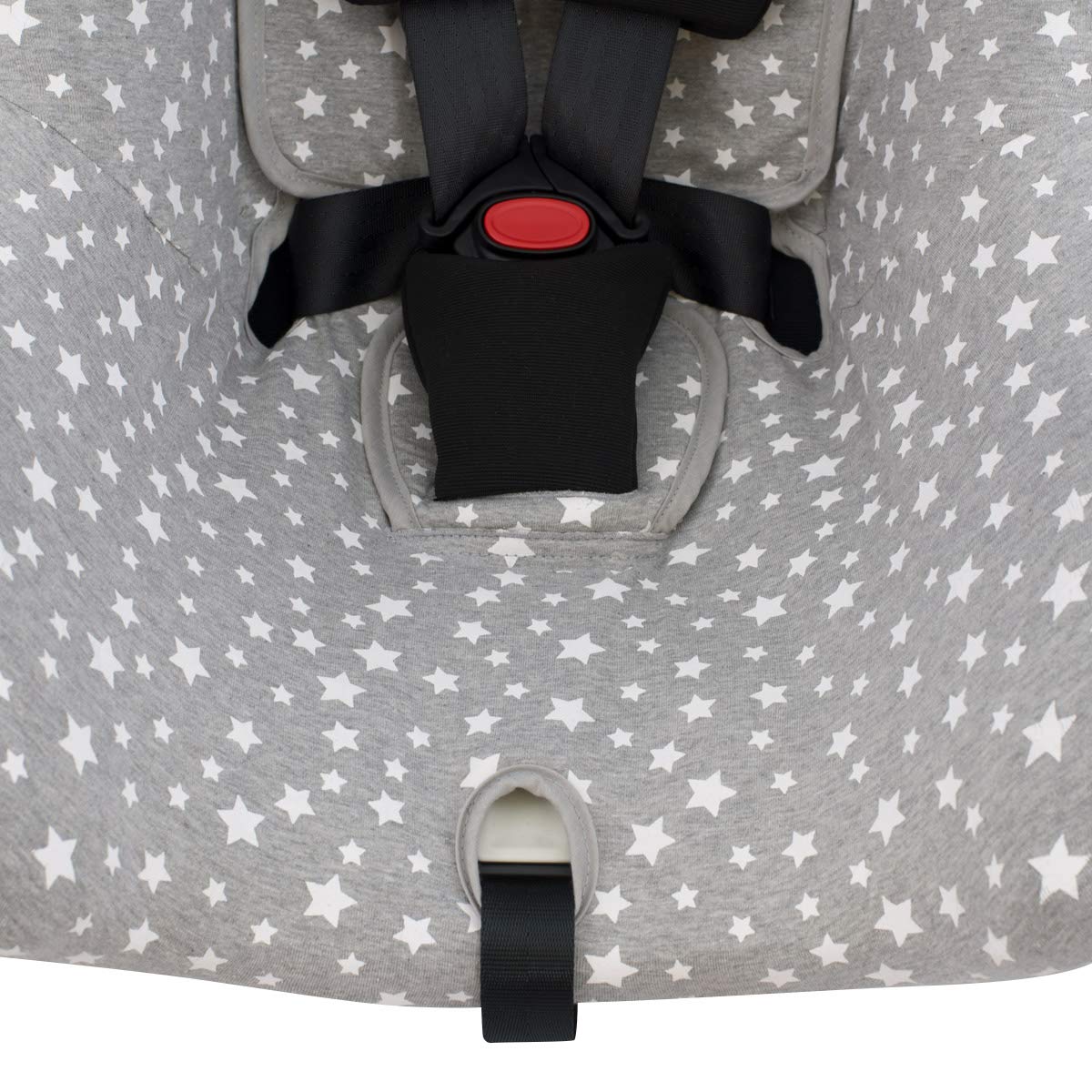 Autositzbezug kompatibel mit Bugaboo Nuna Turtle, White Star