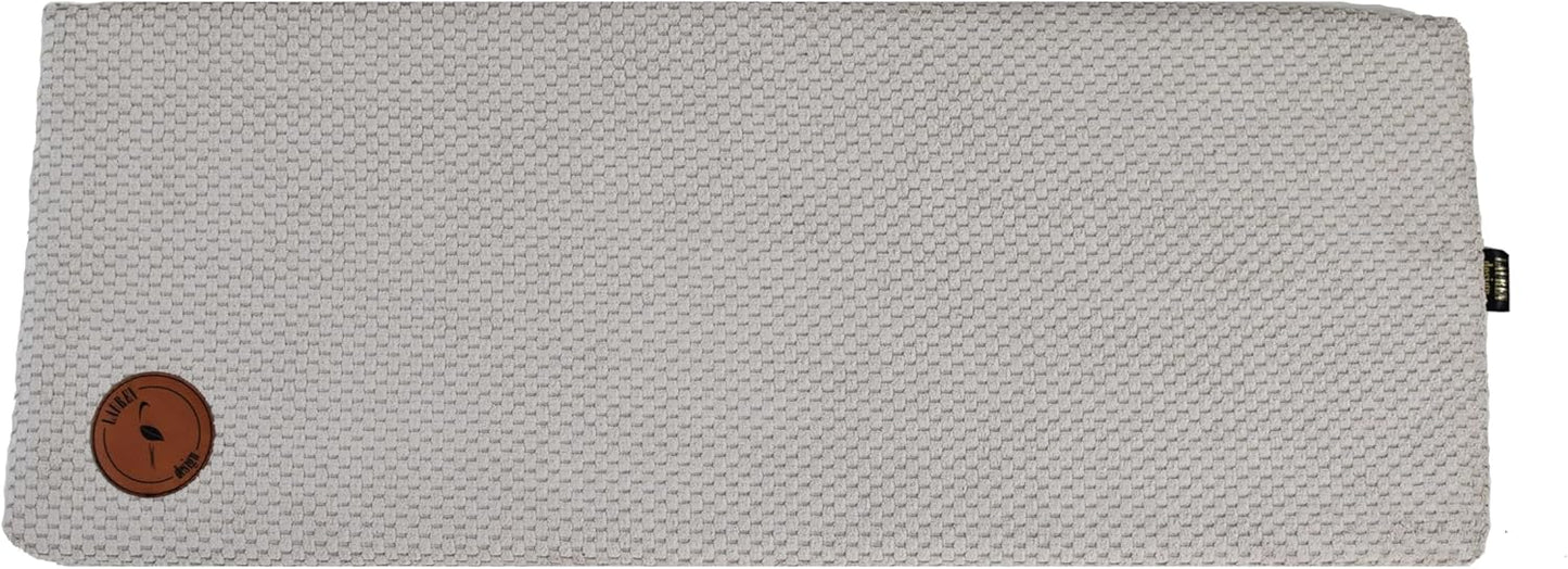 Katzen-Fensterliege mit rutschfester Rückseite, Beige 70 x 20 x 3 cm