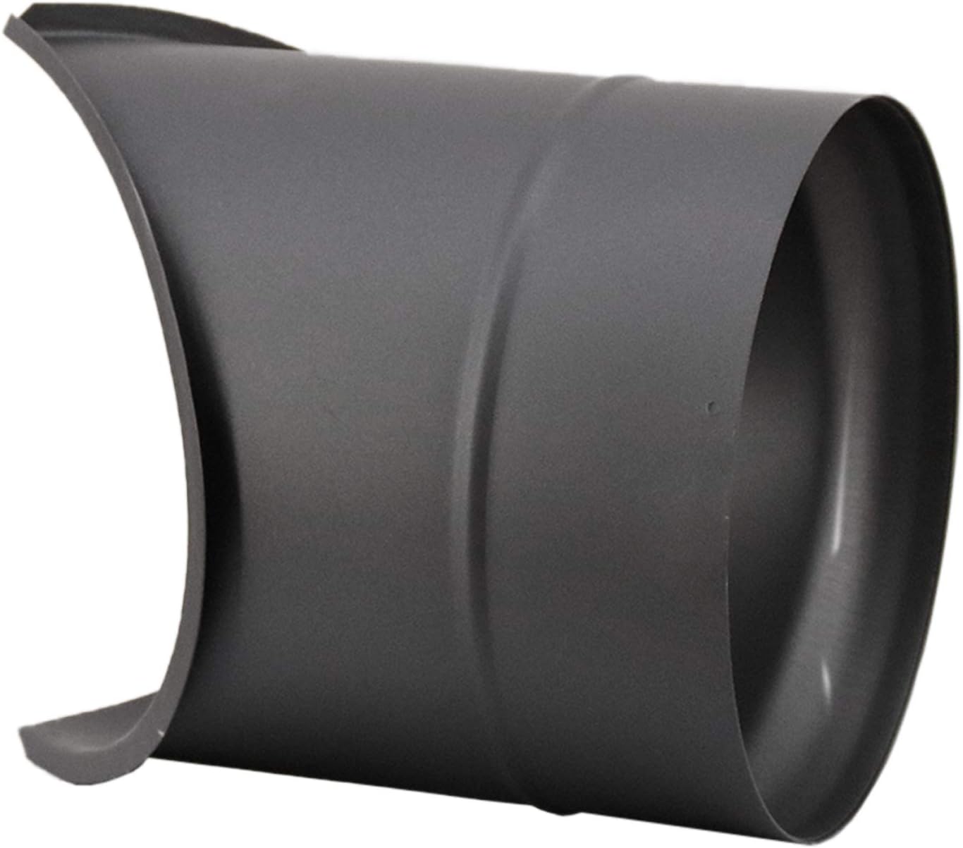 Ofenrohr Wandfutter für Aussenecke, Wandfutter für Aussenecke Schwarz-metallic