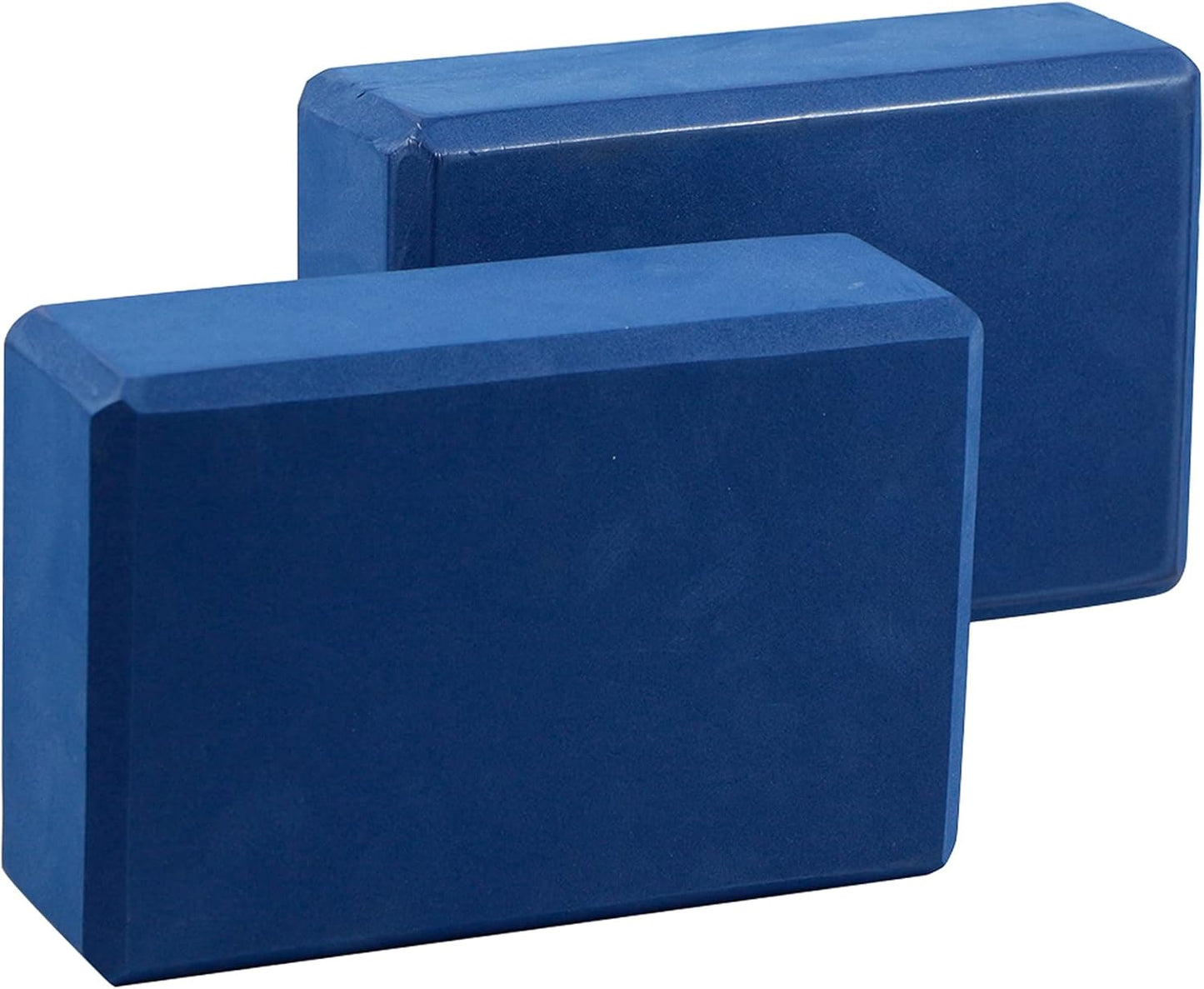 2er-Set Yoga- und Gymnastikblöcke, 23 x 15 x 7.5 cm marine
