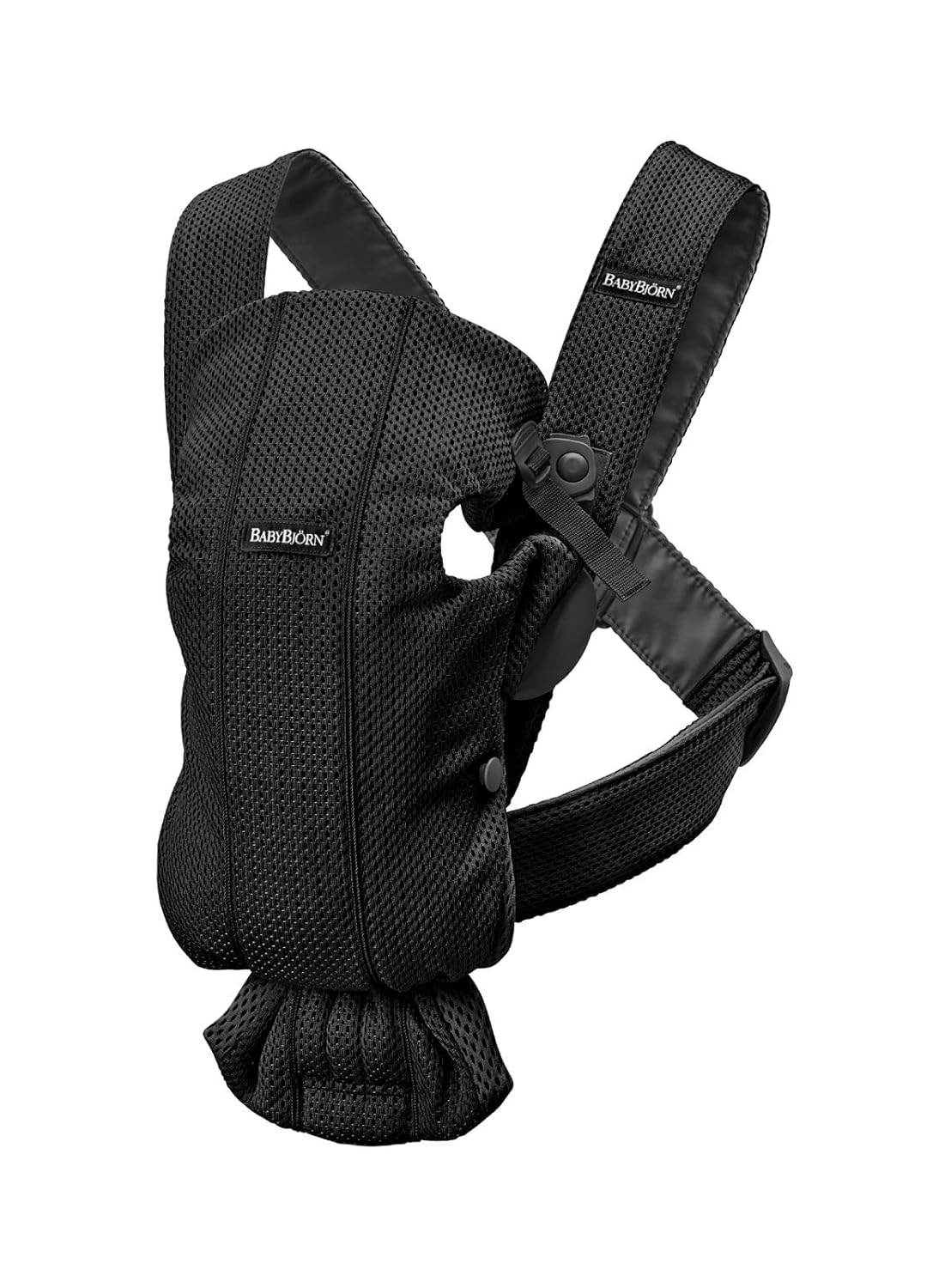 Babytrage Mini 3D Mesh, Schwarz 3D-Netzstoff