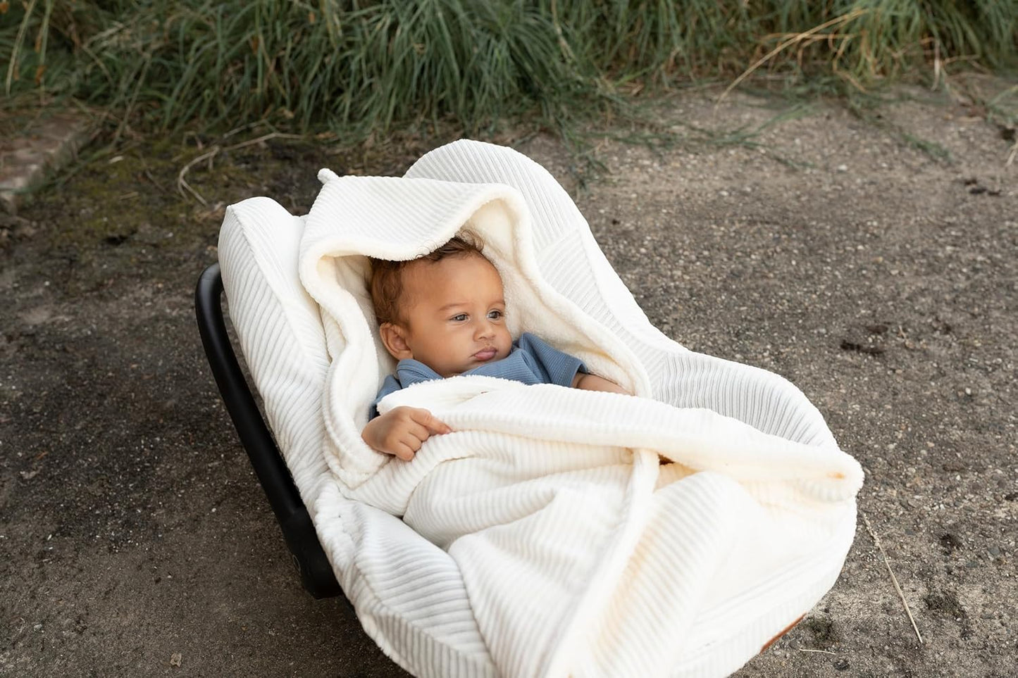 Babys Only Kapuzendecke Sense, Clay