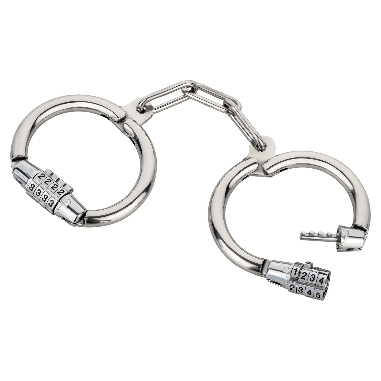 Self-Bondage Handschellen-Set mit 4-stelligem Zahlenschloss